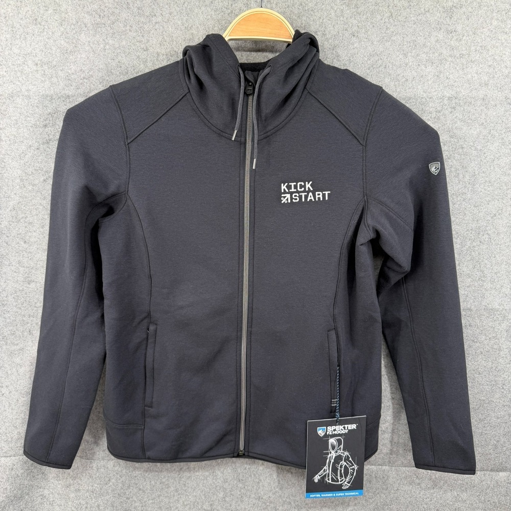 Kuhl Women's Spekter FZ Hoody Medium Black Full Zip Jacket Embroidered Outdoor - Picture 2 of 11